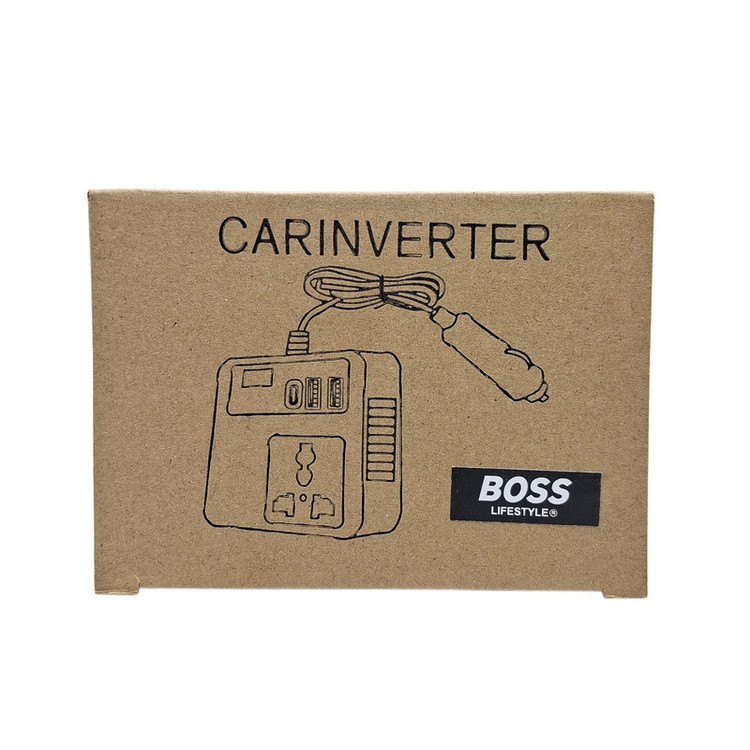 مبدل برق فندکی خودرو به برق شهری 100 وات باس مدل 12V