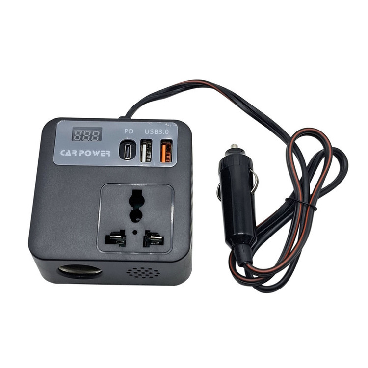 مبدل برق فندکی خودرو به برق شهری 100 وات باس مدل 12V