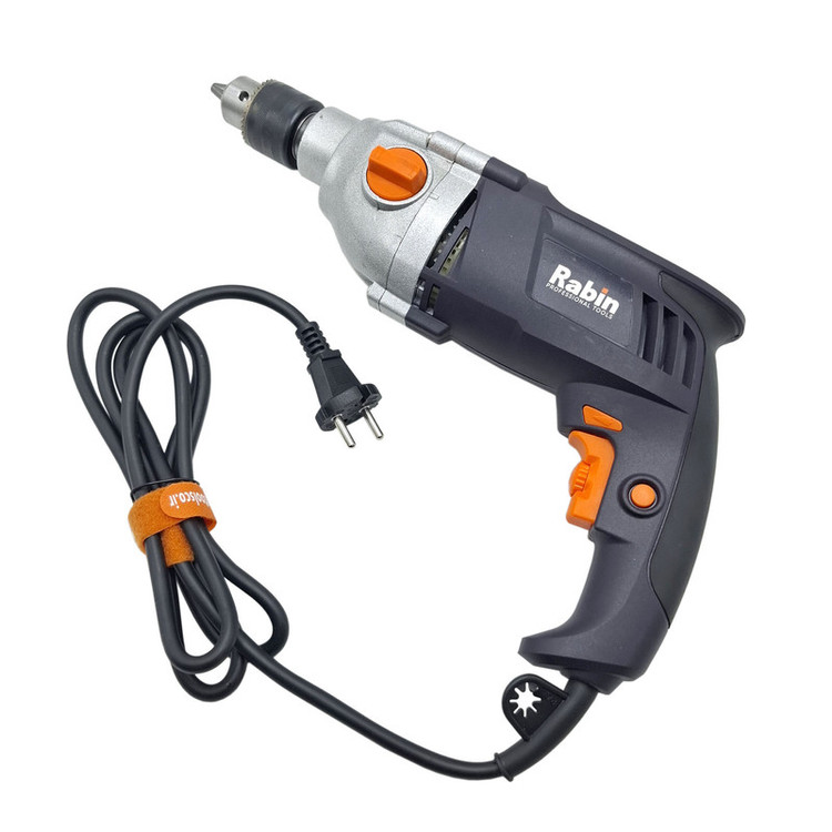 دریل چکشی گیربکسی سه نظام 13 میلی متری 1050 وات صنعتی رابین مدل R1007
