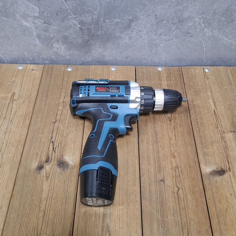 دریل پیچ گوشتی شارژی صنعتی 10 میلی متری 18ولت باس مدل 18VFـ MAX کد 01 مجموعه 26 عددی