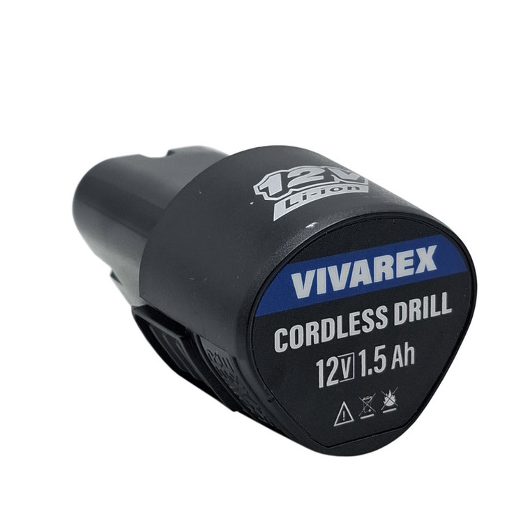 دریل پیچ گوشتی شارژی صنعتی 10 میلی متری 12 ولت ویوارکس مدل VR12V_ 1C کد 01