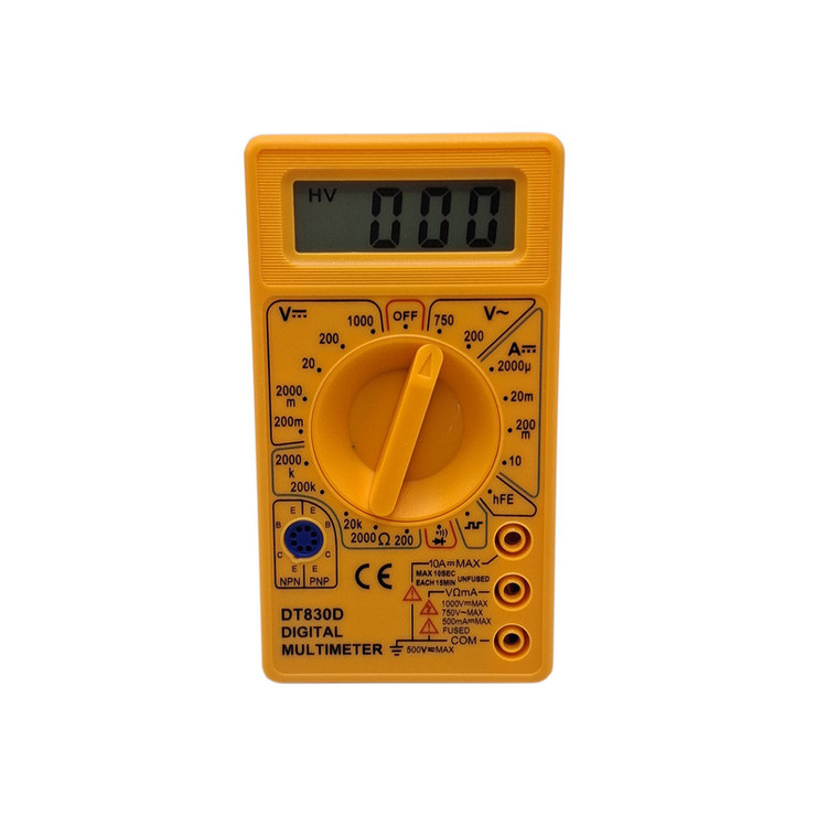 مولتی متر دیجیتال 10 آمپر باس مدل DT830D