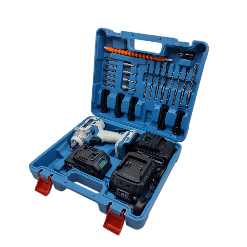 آچار بکس شارژی صنعتی باس مدل 288VF کد 2 درایو 1/2 اینچ مجموعه 30 عددی