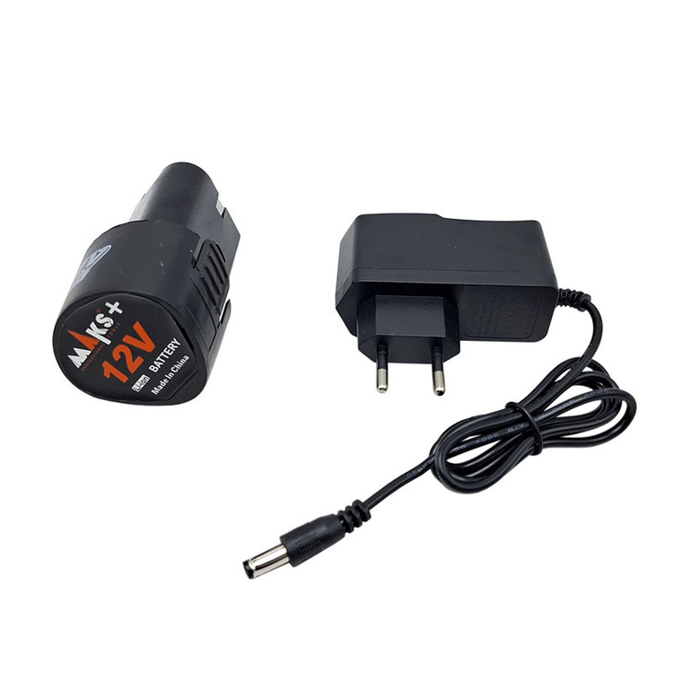 دریل پیچ گوشتی شارژی صنعتی سه نظام 10 میلی متری 12 ولت مکث اچ ام تی مدل 12V کد1