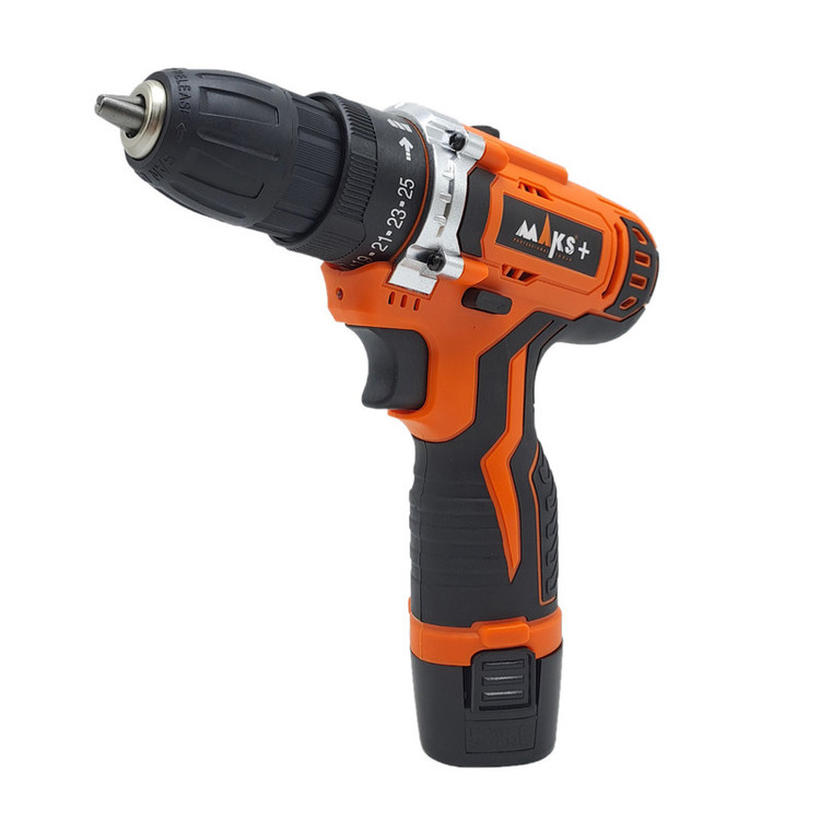 دریل پیچ گوشتی شارژی صنعتی سه نظام 10 میلی متری 12 ولت مکث اچ ام تی مدل 12V کد1