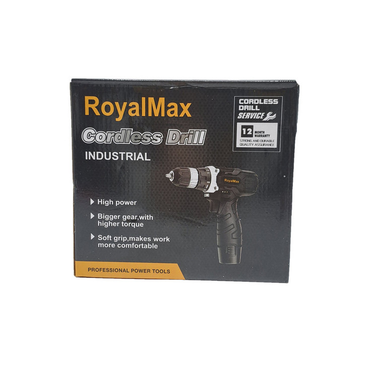 دریل پیچ گوشتی شارژی صنعتی رویال مکس مدل 18V