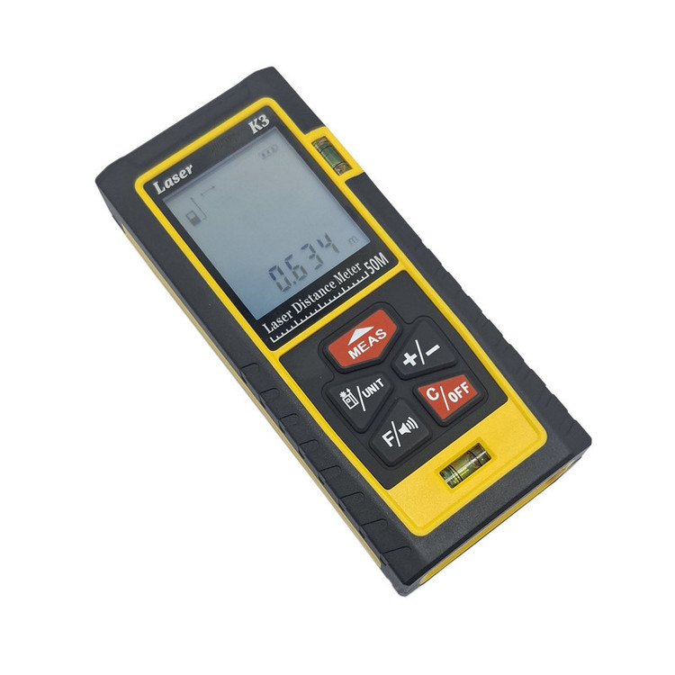 متر لیزری تات صنعت مدل K3 برد 50 متر