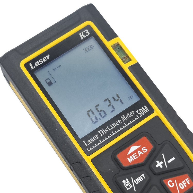 متر لیزری تات صنعت مدل K3 برد 50 متر