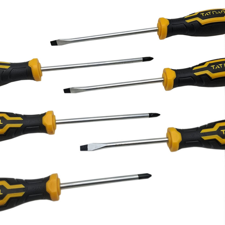 پیچ گوشتی چهارسو دوسو تاتند مدل 6PCS مجموعه 6 عددی