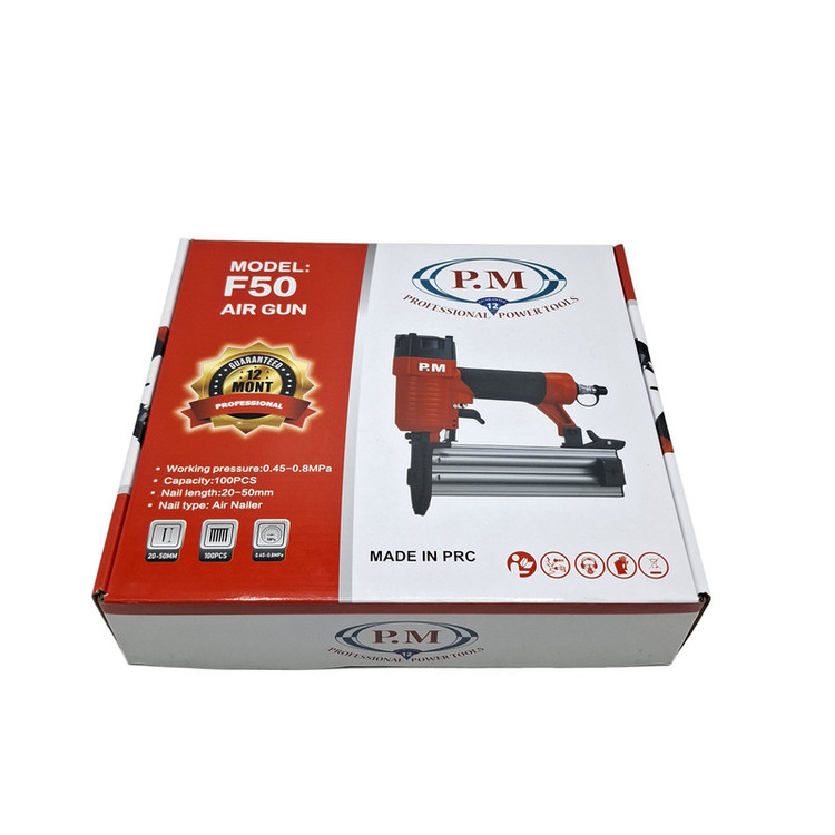 میخ کوب بادی صنعتی پی ام مدل F50 سایز 50 میلی متر