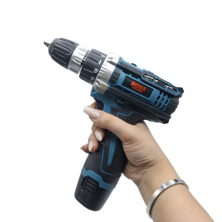 مجموعه 27 عددی دریل پیچ گوشتی شارژی صنعتی 10 میلی متری 18 ولت باس مدل BS123SLS022_6 کد 2