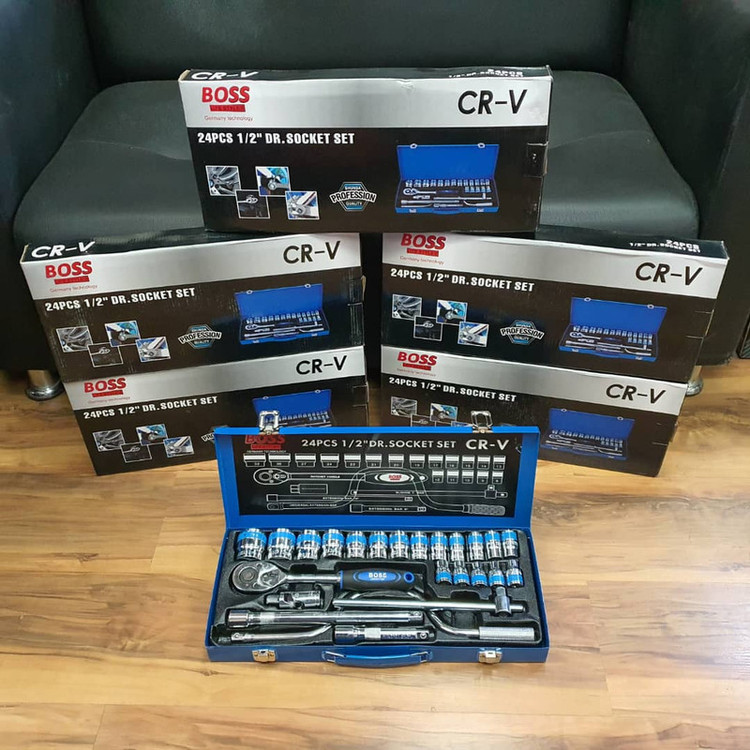 آچار بکس باس مدل BOS24PC مجموعه 24 عددی