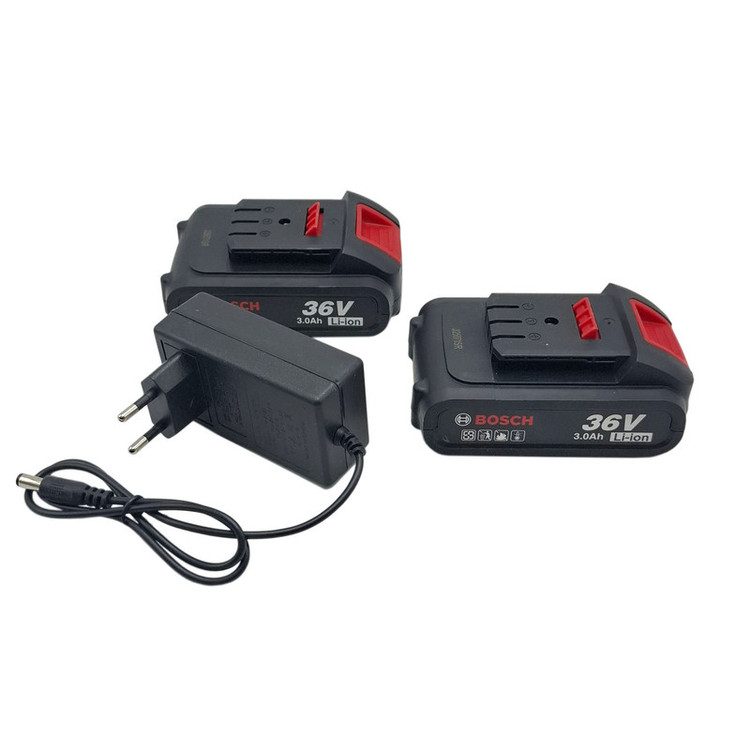دریل چکشی شارژی صنعتی براشلس 13 میلی متری 36 ولت بوش مدل 36V کد 02