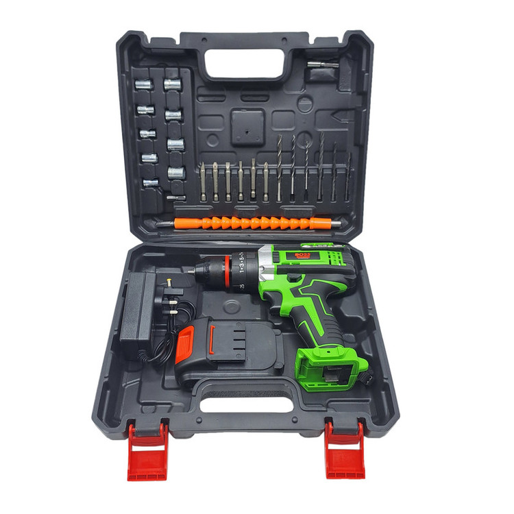 مجموعه 28 عددی دریل چکشی شارژی باس مدل 36VF MAX /LI _ ION کد 1