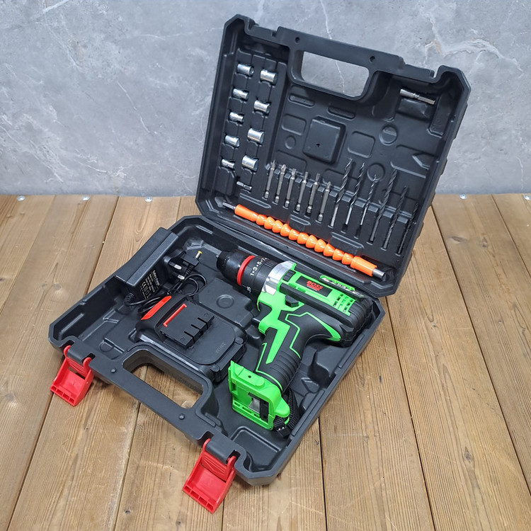 مجموعه 28 عددی دریل چکشی شارژی باس مدل 36VF MAX /LI _ ION کد 1