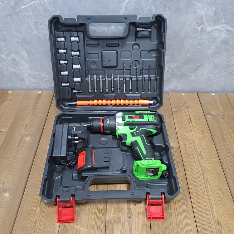مجموعه 28 عددی دریل چکشی شارژی باس مدل 36VF MAX /LI _ ION کد 1