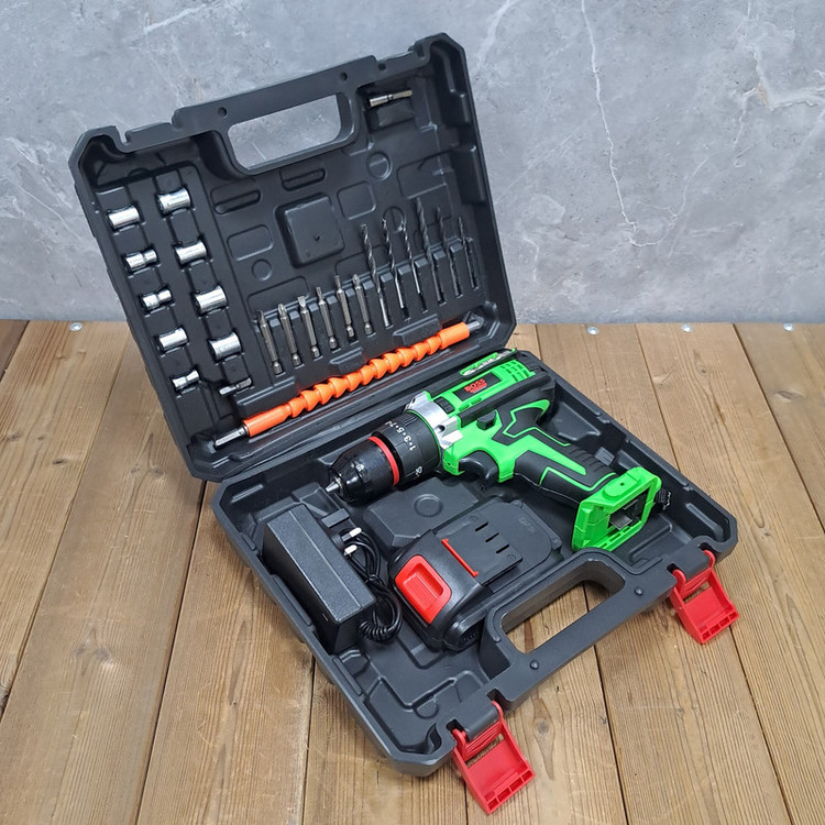 مجموعه 28 عددی دریل چکشی شارژی باس مدل 36VF MAX /LI _ ION کد 1