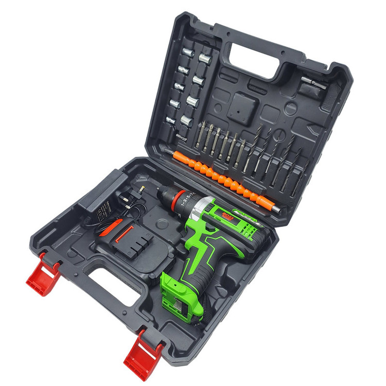 مجموعه 28 عددی دریل چکشی شارژی باس مدل 36VF MAX /LI _ ION کد 1