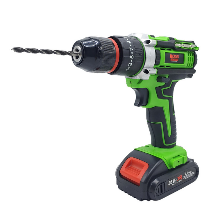 مجموعه 28 عددی دریل چکشی شارژی باس مدل 36VF MAX /LI _ ION کد 1