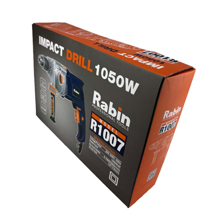 دریل گیربکسی 13 میلی متری 1050 وات رابین مدل R1007
