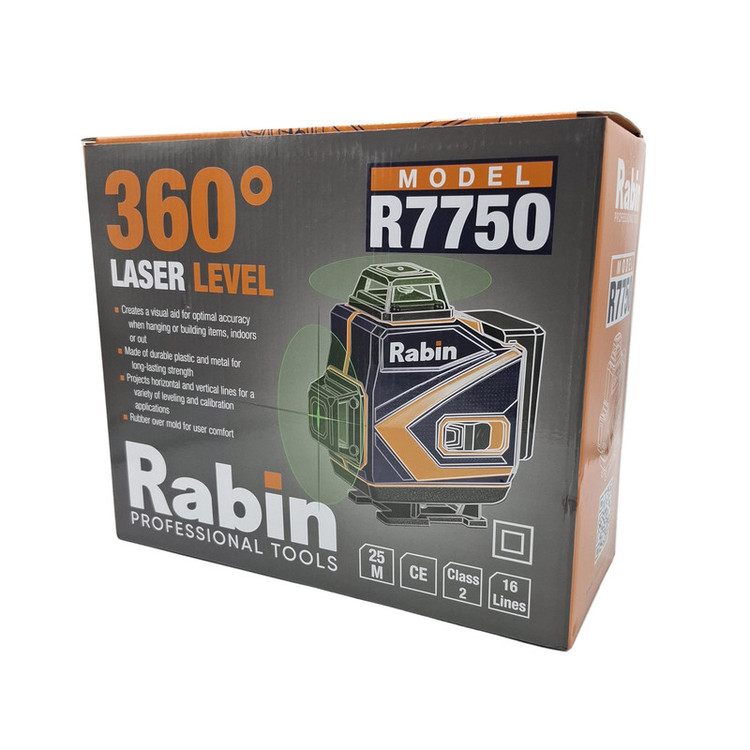 مجموعه 12 عددی تراز لیزری صنعتی رابین مدل R7750