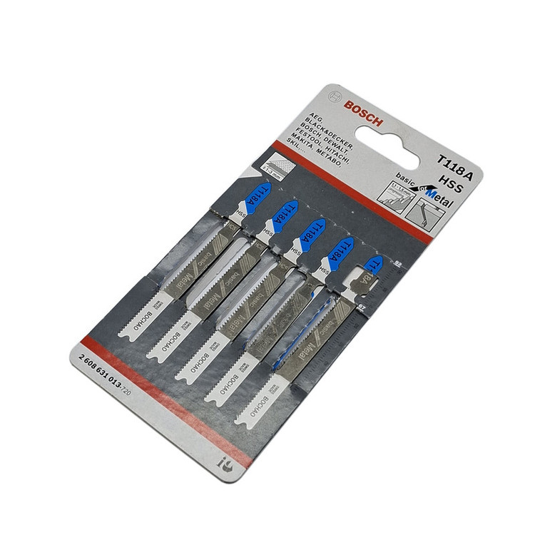 تیغ اره عمودبر آهن بوش مدل T118A مجموعه 5 عددی