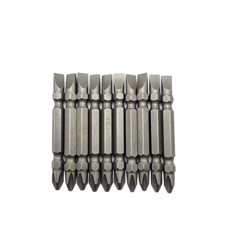 سری پیچ گوشتی یک سر چهارسو یک سر دو سو عرفان مدل PH2 SL6 بسته 10 عددی