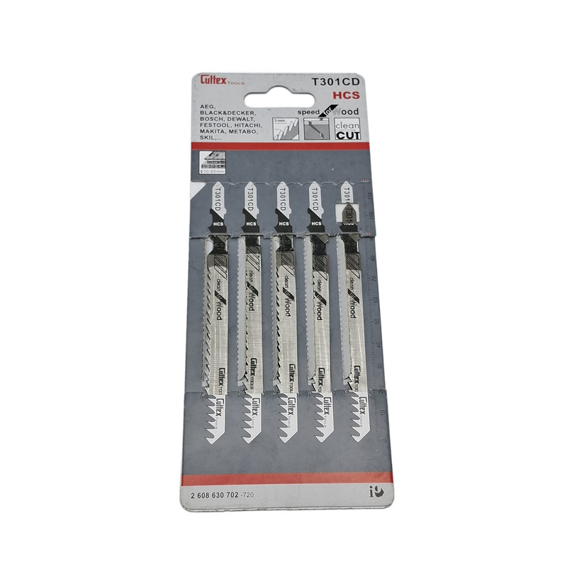 تیغ اره عمودبر ام دی اف کاتکس مدل T301CD مجموعه 5 عددی