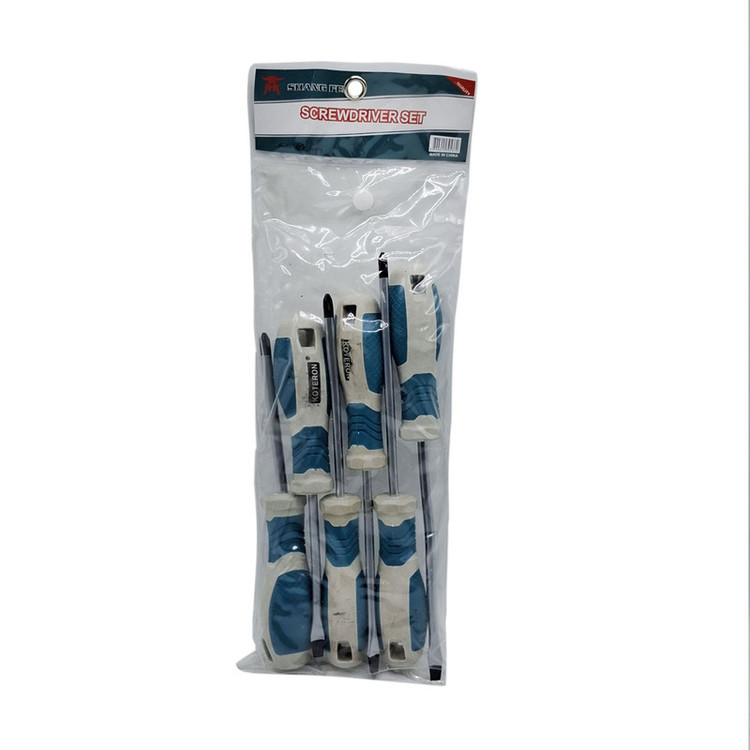پیچ گوشتی چهارسو دوسو کوتران مدل 01 مجموعه 6 عددی