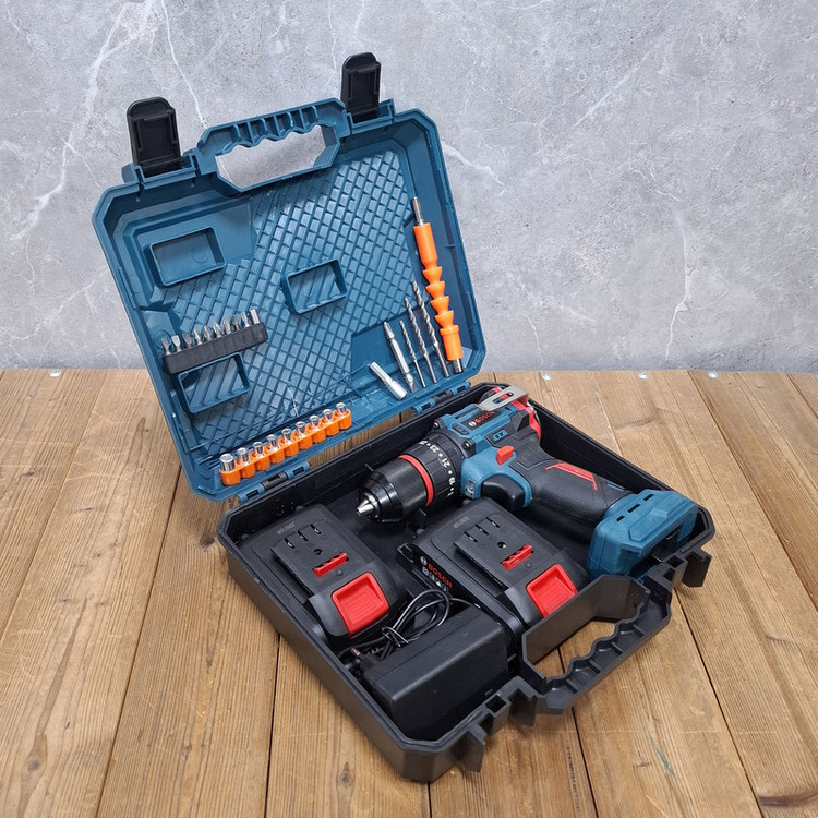 دریل چکشی شارژی صنعتی براشلس 13 میلی متری 36 ولت بوش مدل 36V/Li_ion کد 2