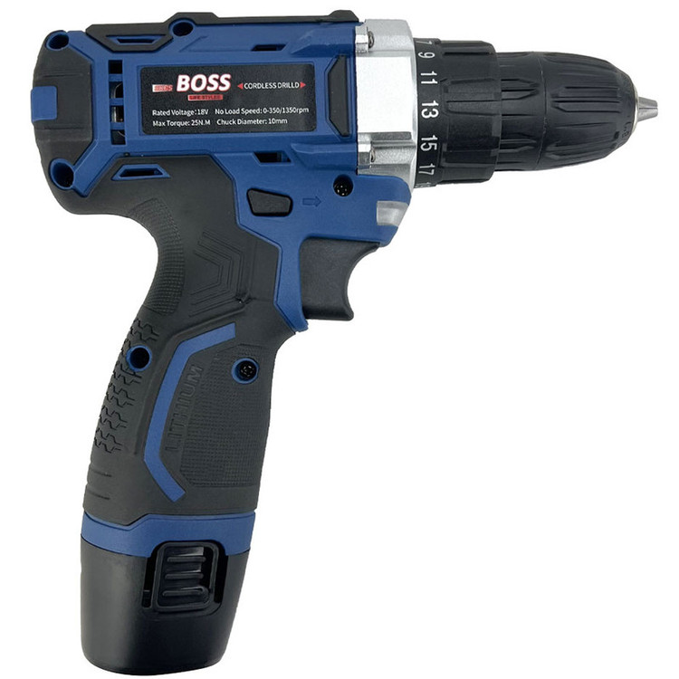 دریل پیچ گوشتی سه نظام 10 میلیمتری 18 ولت باس مدل new Li-ion18v