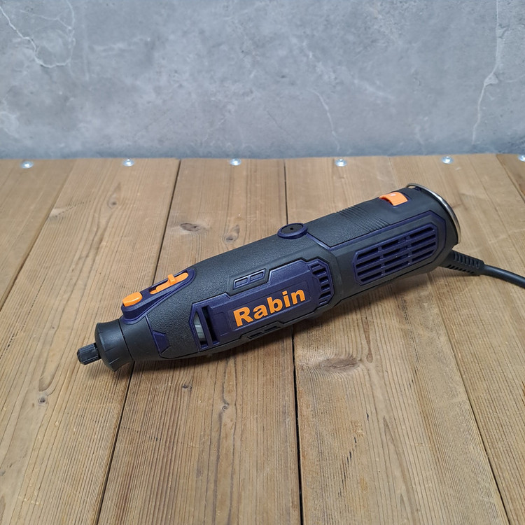 فرز انگشتی دیمردار 3.2 میلیمتری 130 وات رابین مدل 3110_130W مجموعه 110 عددی
