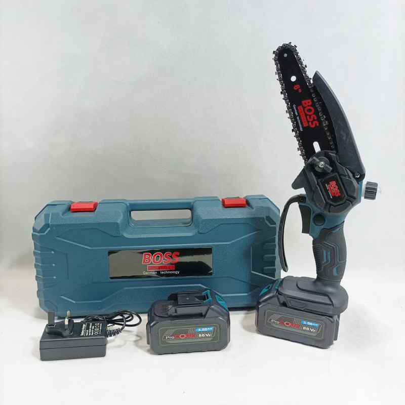 اره زنجیری شارژی باس مدل 15cm-dual-battery