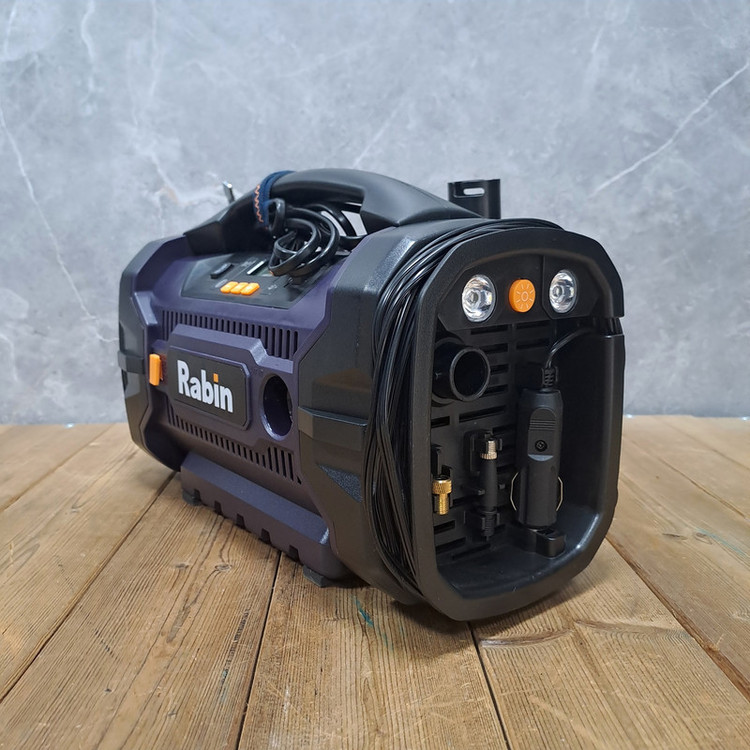 کمپرسور فندکی و برقی رابین مدل 12V سه حالته