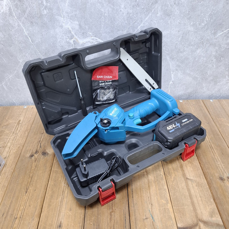 اره زنجیری سرشاخه زن صنعتی راویکس مدل 48LITHIUM_ION کد 01 مجحموعه 7 عددی