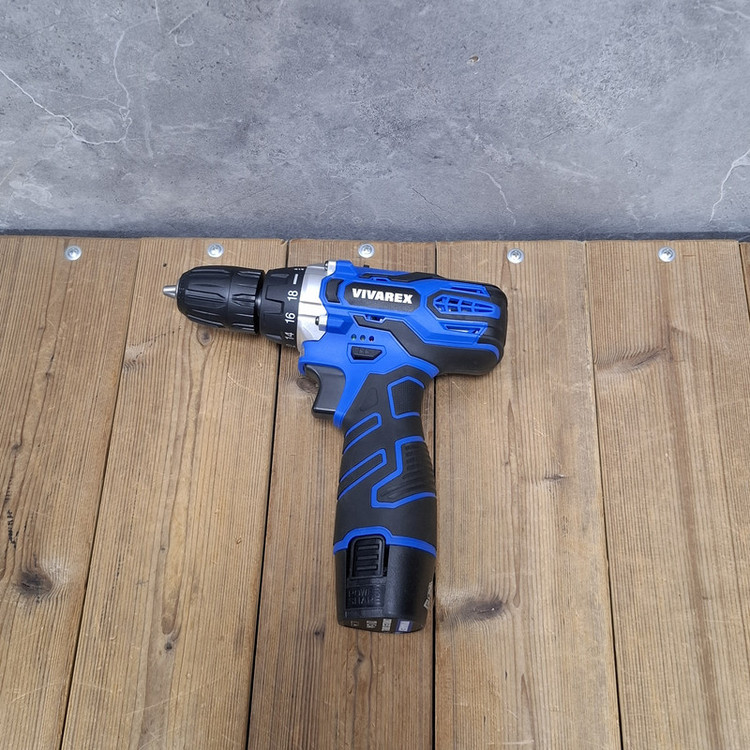 دریل پیچ گوشتی شارژی صنعتی 10 میلی متری 12 ولت ویوارکس مدل 12V کد 02 مجموعه 29 عددی
