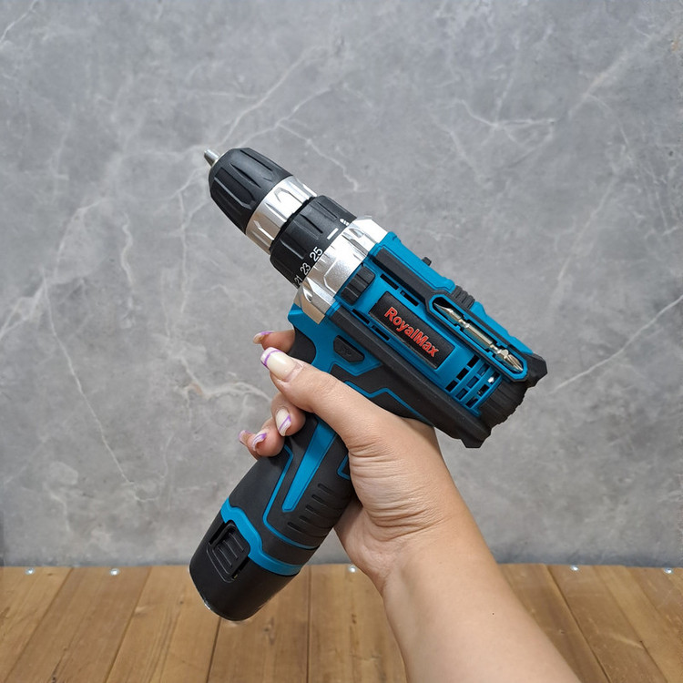 دریل پیچ گوشتی شارژی صنعتی رویال مکس مدل CORDLESS_DRILL