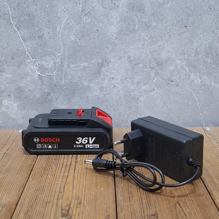 دریل چکشی شارژی صنعتی براشلس 13 میلی متری 36 ولت بوش مدل 36V/Li_ion کد 1
