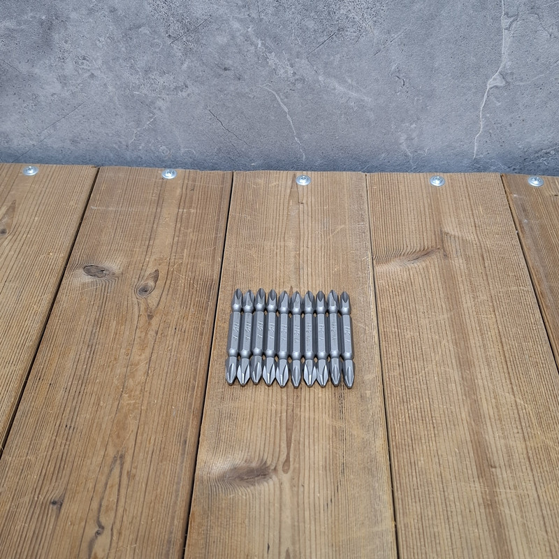 سری پیچ گوشتی دو سر چهارسو باس مدل x10PCS بسته 10 عددی