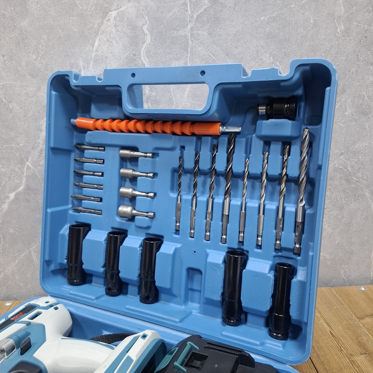 آچار بکس شارژی صنعتی باس مدل LIFE_STYLE کد 2 درایو 1/2 اینچ مجموعه 30 عددی