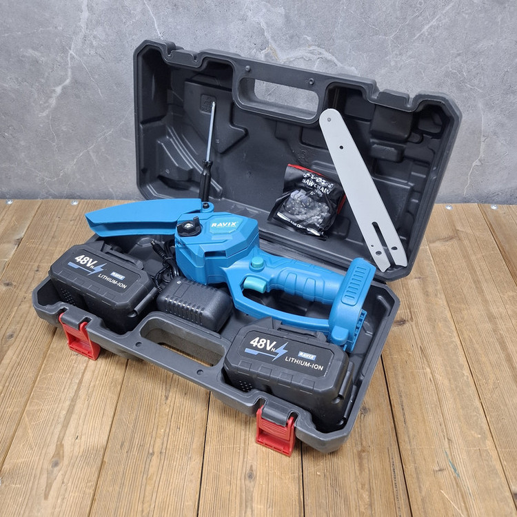 اره زنجیری سرشاخه زن صنعتی راویکس مدل 48LITHIUM_ION مجموعه 8 عددی