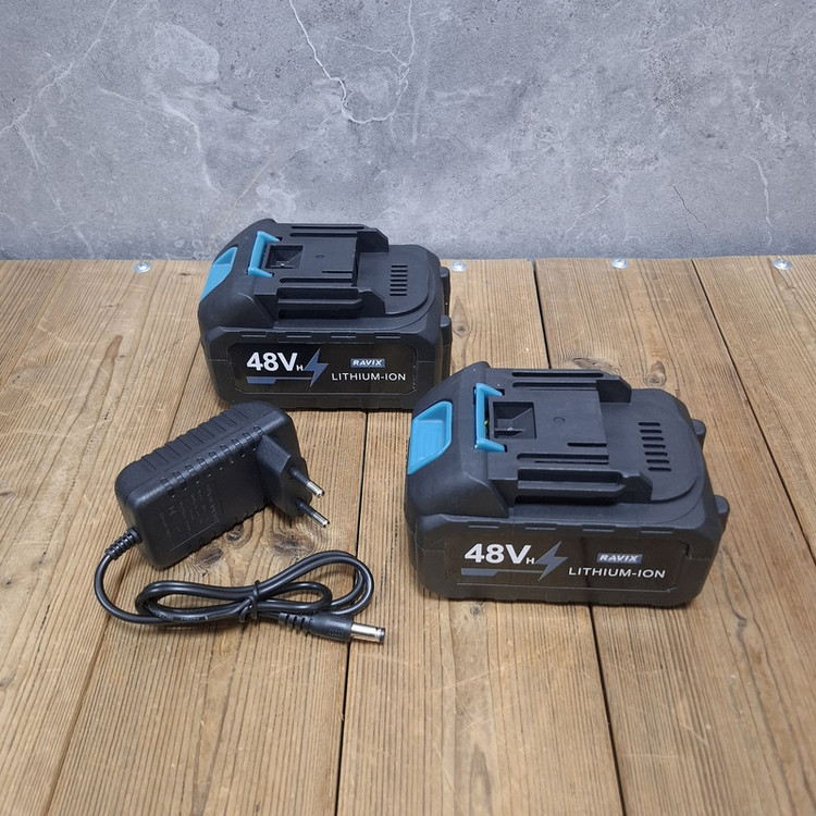 اره زنجیری سرشاخه زن صنعتی راویکس مدل 48LITHIUM_ION مجموعه 8 عددی