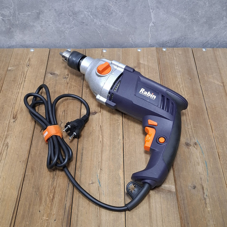 دریل چکشی گیربکسی سه نظام 13 میلی متری 1050 وات صنعتی رابین مدل 1050W کد R1007
