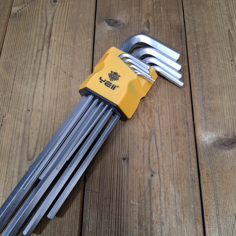 آچار آلن ستاره ای یلو مدل 9PCS مجموعه 9 عددی