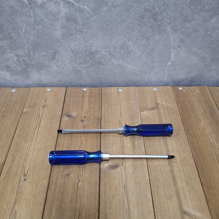 پیچ گوشتی ضربه خور دو سو چهارسو مدریک مدل 2PCS مجموعه دو عددی