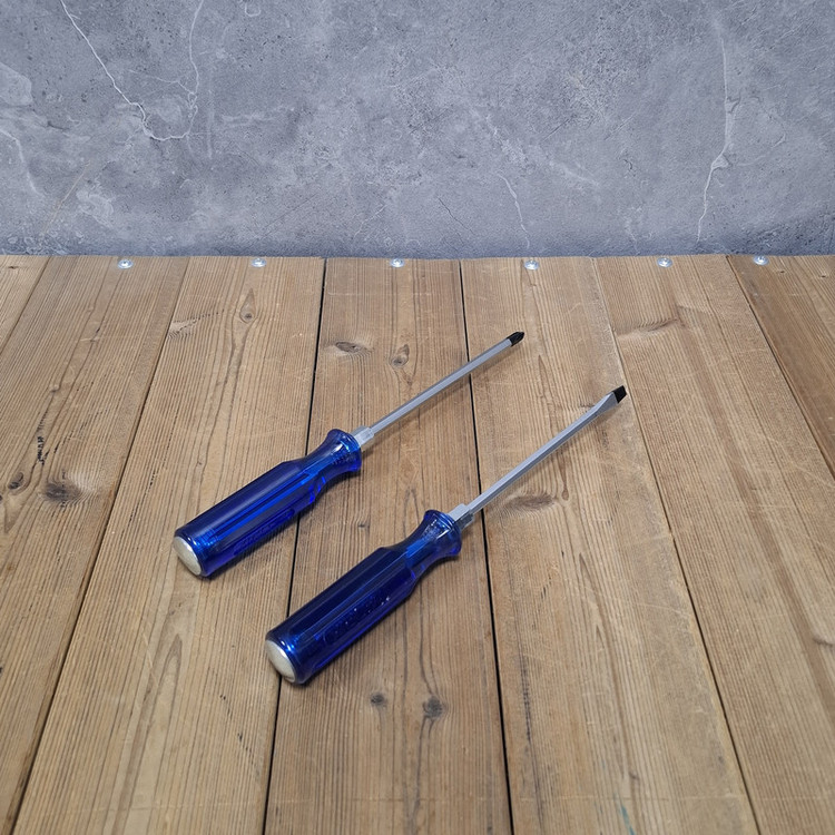 پیچ گوشتی ضربه خور دو سو چهارسو مدریک مدل 2PCS مجموعه دو عددی