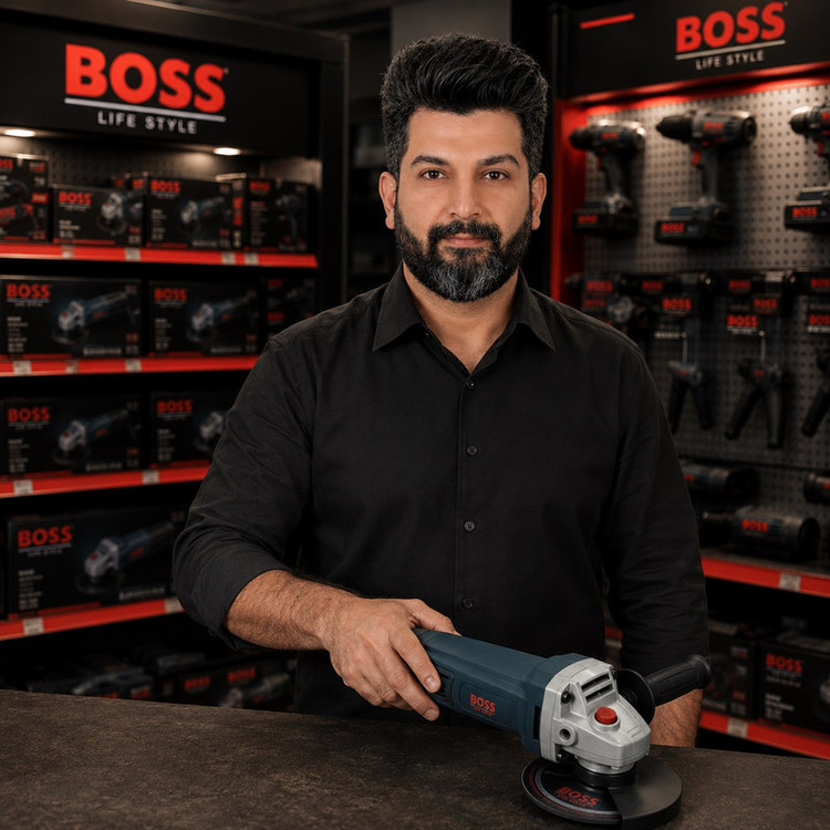 مینی فرز صنعتی 115میلی متری 1500وات باس مدل BS_802
