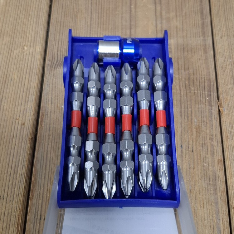 سری پیچ گوشتی دو سر چهار سو پلاتینیوم مدل PH2 بسته 11 عددی