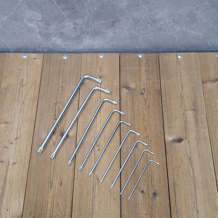 آچار آلن ستاره ای تات ناد مدل 9PCS مجموعه 9 عددی