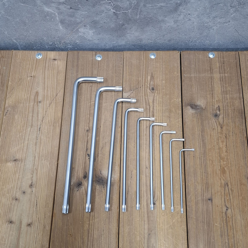 آچار آلن ستاره ای تات ناد مدل 9PCS مجموعه 9 عددی